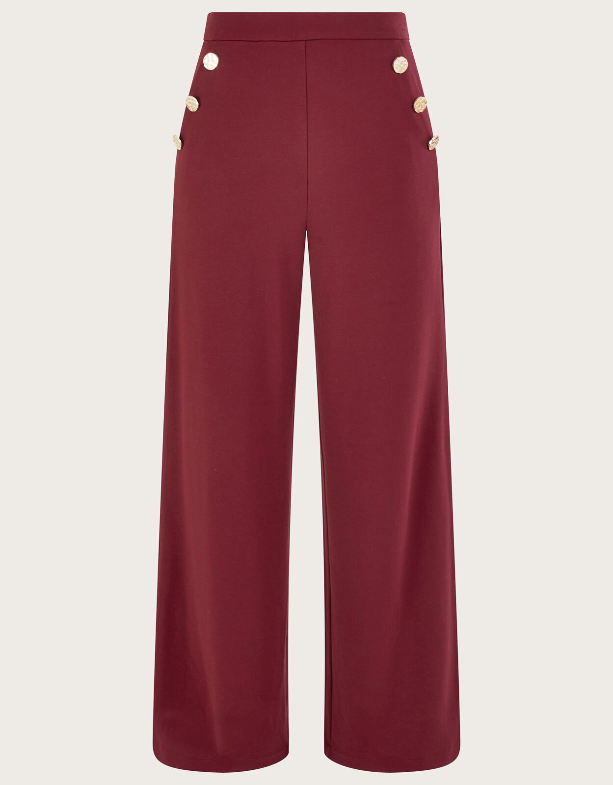 Priya Ponte Trousers Red