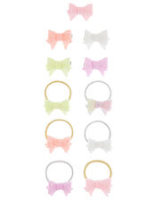 Rainbow Bowtique Hair Accessory Set, , large