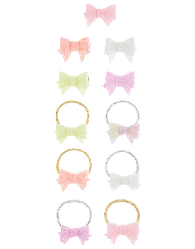 Rainbow Bowtique Hair Accessory Set, , large