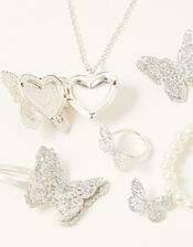 Butterfly Locket Jewellery Set, , large