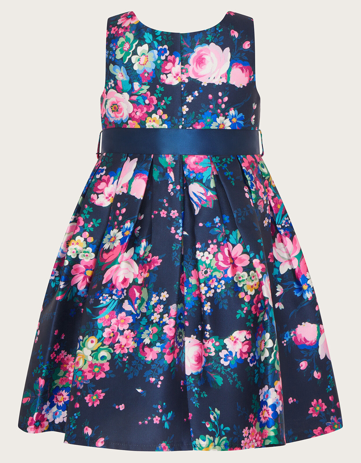 Navy floral baby shop dress