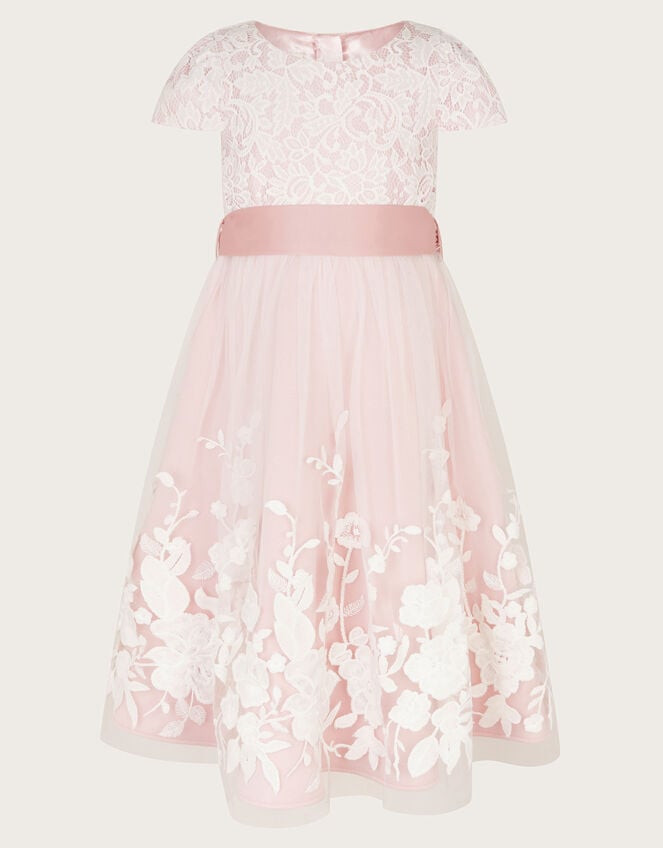 Sorcha Embroidered Lace Maxi Dress, Pink (DUSKY PINK), large