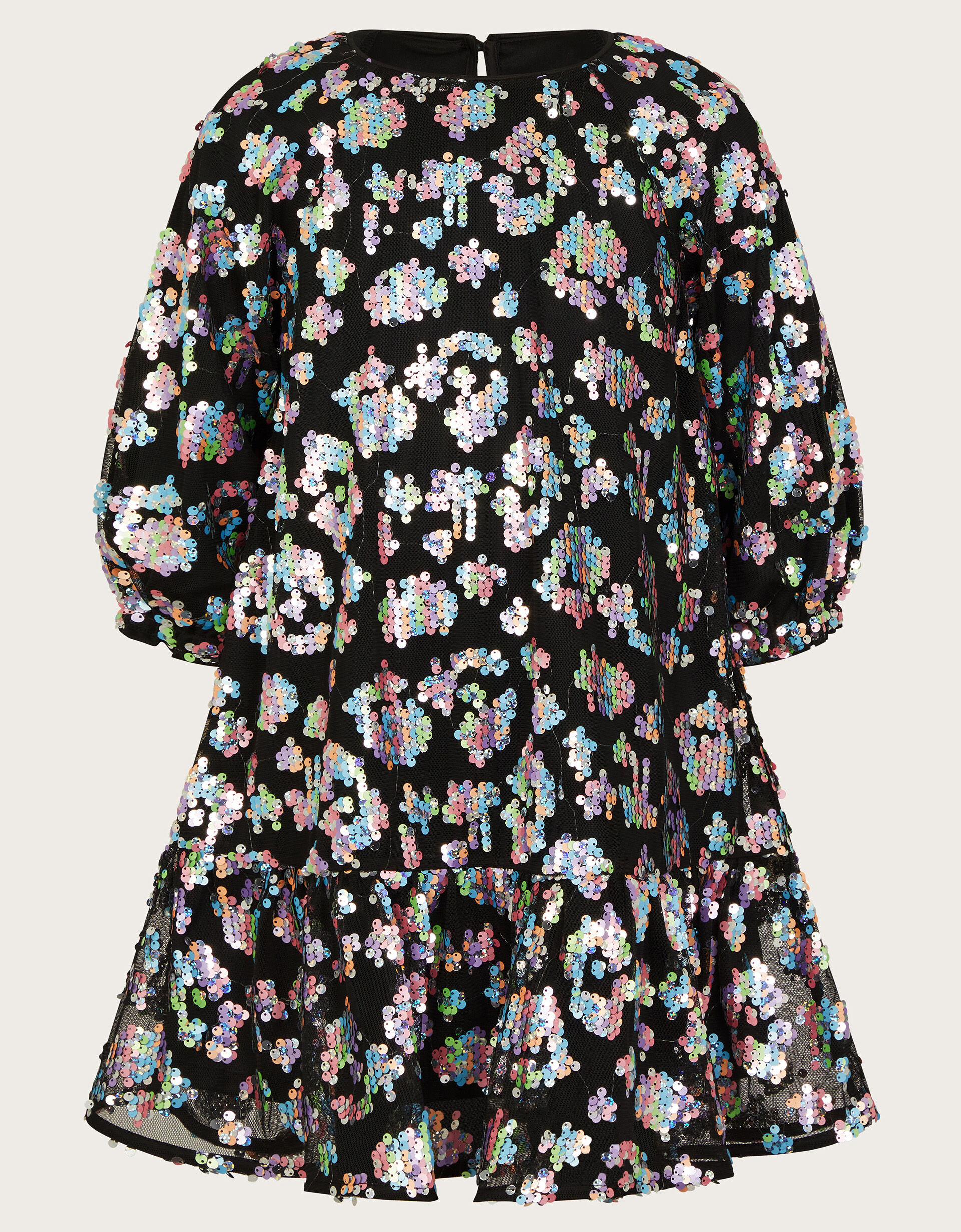 Rainbow Sequin Shift Dress Black Girls Dresses Monsoon UK