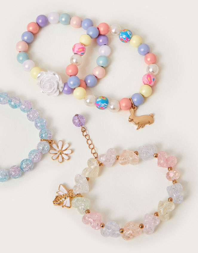 4-Pack Beaded Bracelets, , large