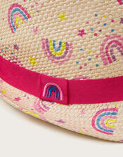 Rainbow Trilby Hat, Multi (MULTI), large