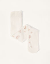 Baby Butterfly Glitter Tights, Pink (PINK), large