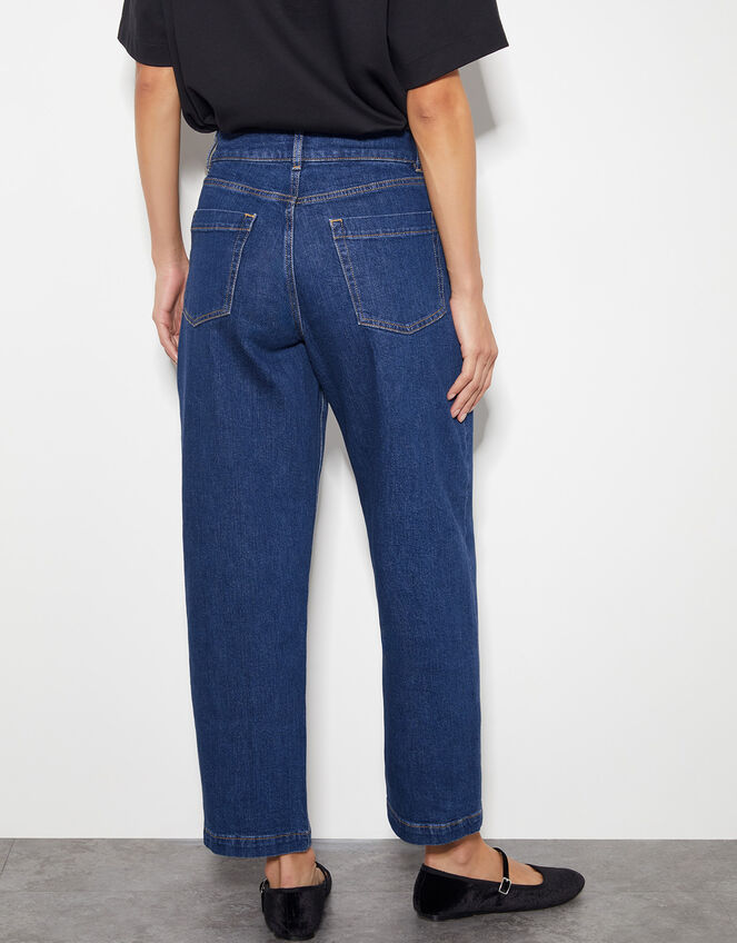 Betty High Waist Barrel Jeans, Blue (DENIM BLUE), large