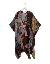 One Hundred Stars Crane Print Throwover Jacket, , large