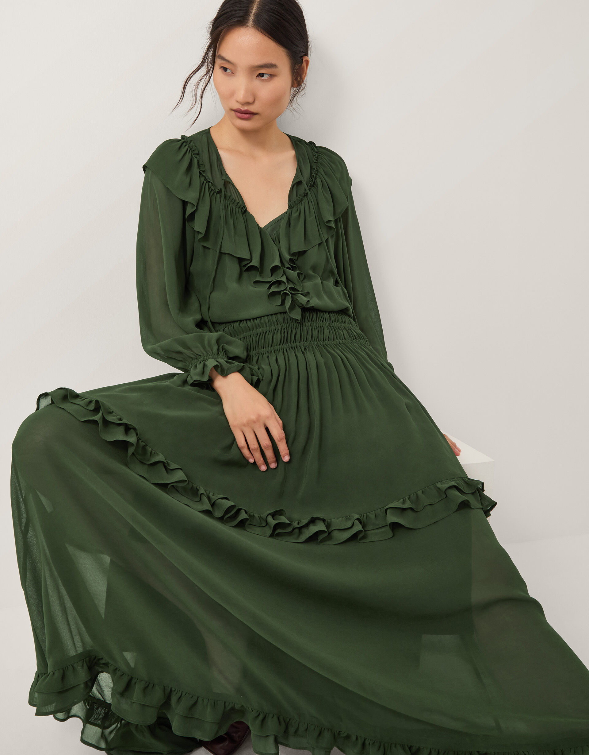 Buy monsoon emerald green dress 2025 Black Friday