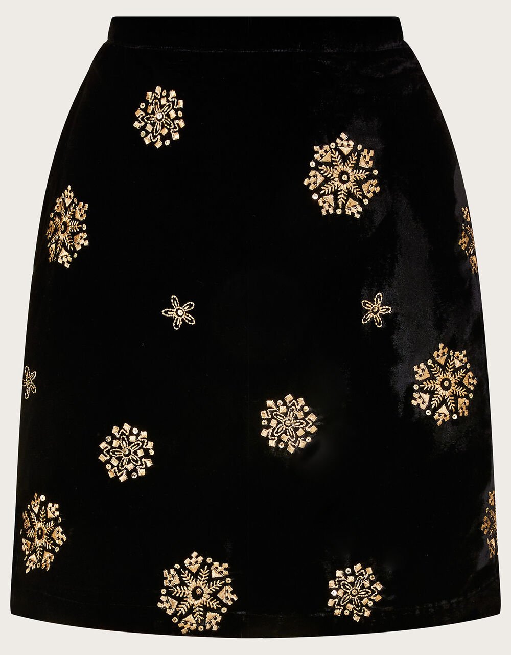 The Black Velvet Skirt Is Surprisingly Easy To Clean And Maintain