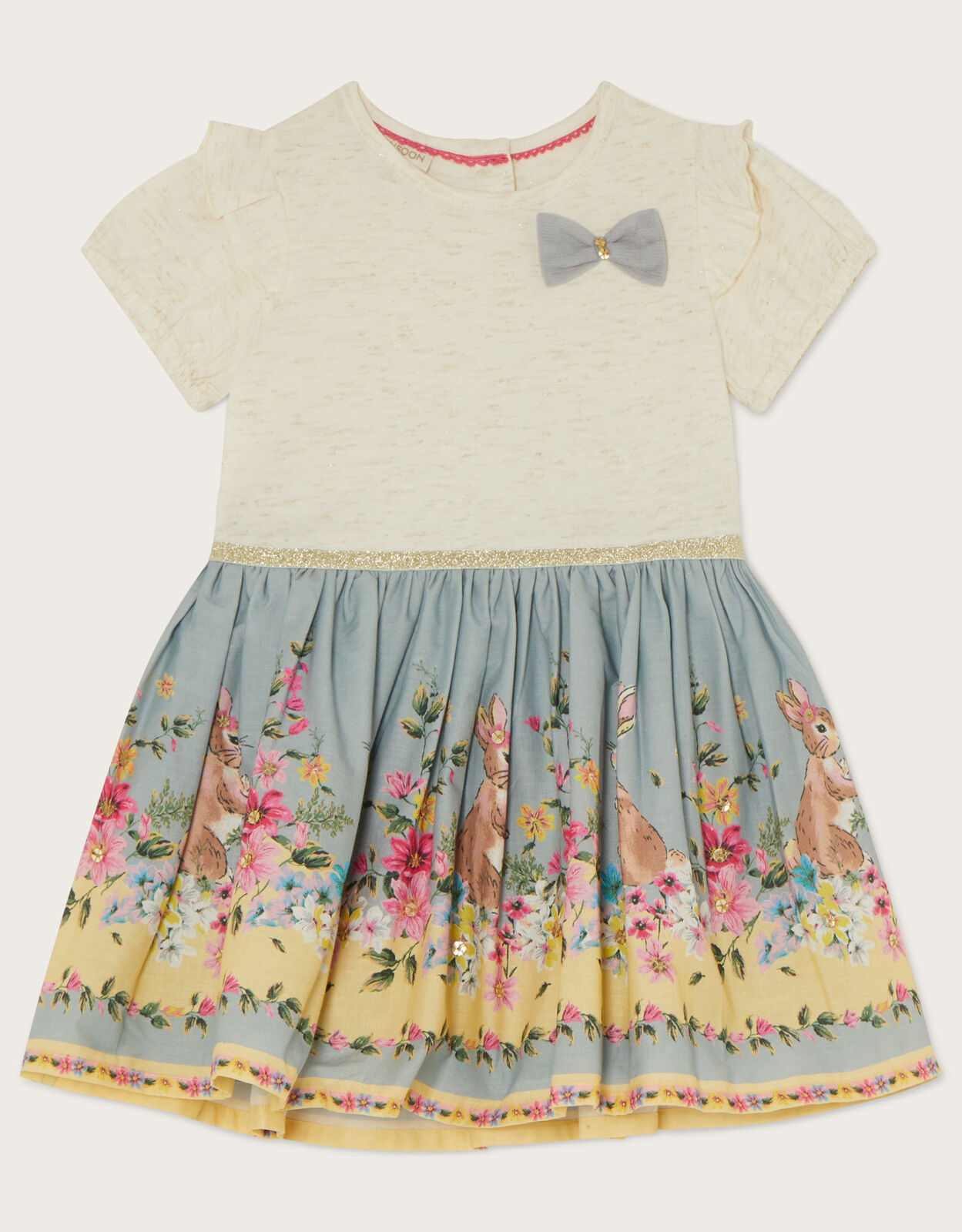Baby Bunny Floral 2 in 1 Dress Blue