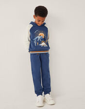 Dinosaur Sweater Set, Blue (NAVY), large