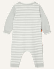 Newborn Giraffe Sleepsuit, Grey (GREY), large
