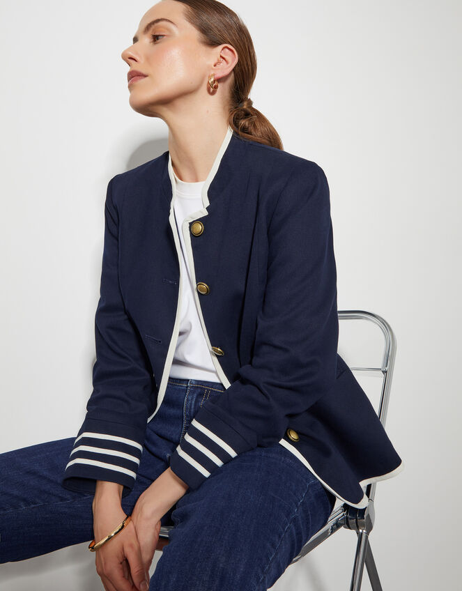 Mali Military Blazer, Blue (NAVY), large