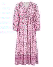 Dilli Grey Soraya Print Dress, Pink (PINK), large