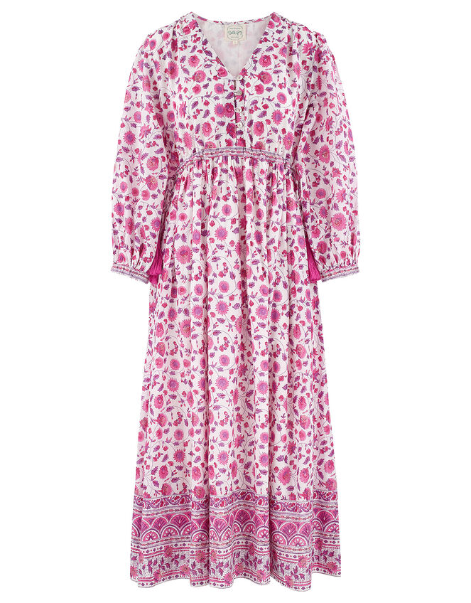 Dilli Grey Soraya Print Dress, Pink (PINK), large