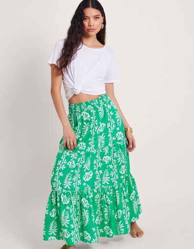 Lani Maxi Skirt, Green (GREEN), large
