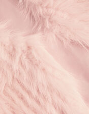 Boutique Faux Fur Gilet, Pink (PINK), large