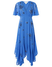 ARTISAN Amira Embellished Dress, Blue (BLUE), large