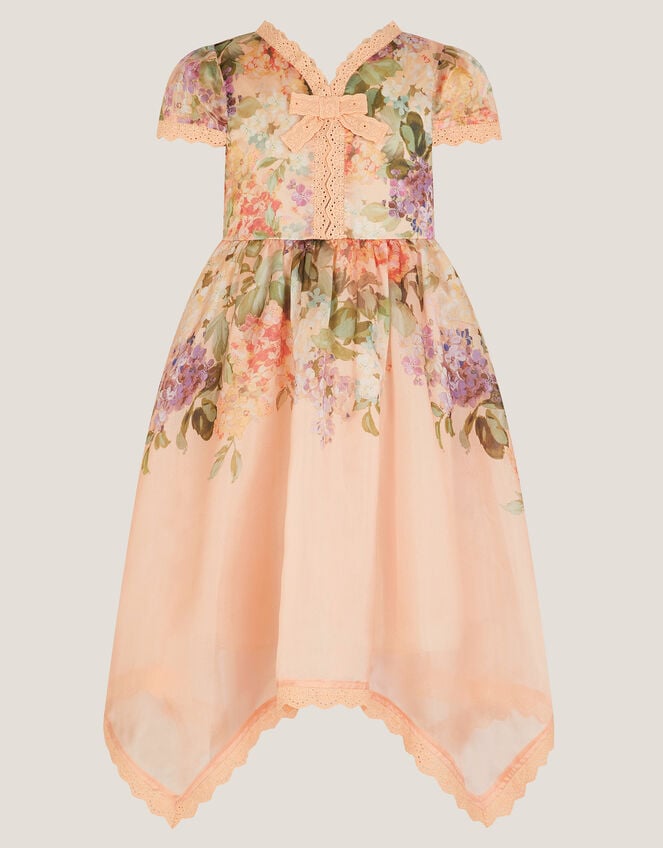 Alma Floral Print Bow Dress, Multi (MULTI), large