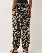 Ania Batik Print Trousers, Black (BLACK), large