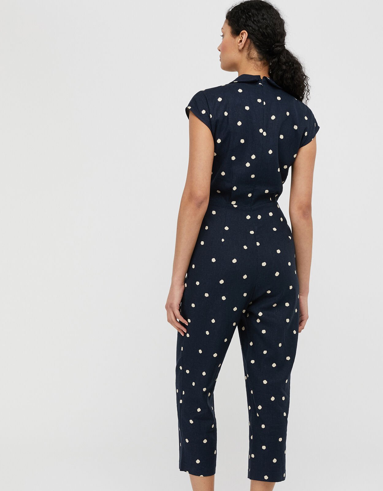Monsoon finley spot jumpsuit