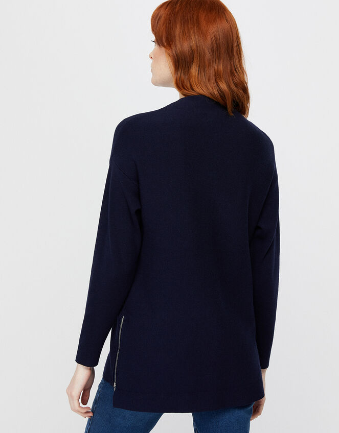 Yasmin Knitted Jumper with Sustainable Viscose, Blue (NAVY), large