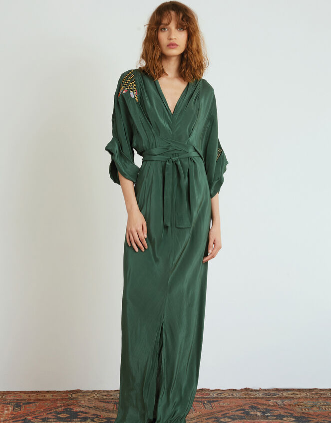 Tallulah and Hope Gloria Maxi Dress, Green (GREEN), large