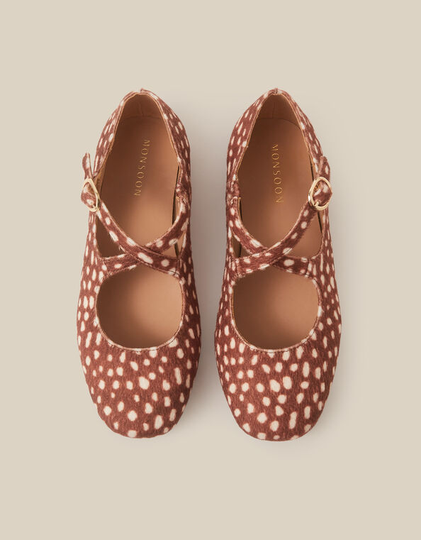 Dana Bambi Mary Jane Ballet Flats, Natural (NEUTRAL), large