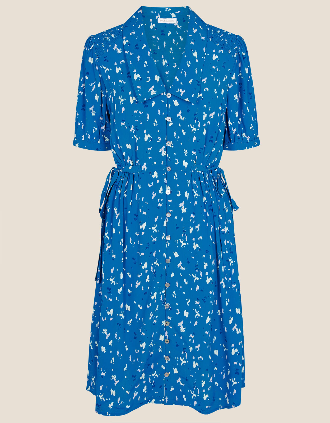 Animal Print Shirt Dress Blue Evening Dresses Monsoon UK