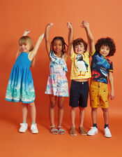 Beach Dolphin Playsuit WWF-UK Collaboration, Multi (MULTI), large