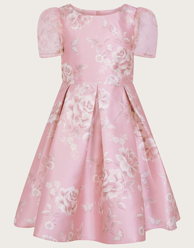 Marcy Roses Duchess Twill Dress, Pink (DUSKY PINK), large