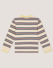 Athletic Stripe Long Sleeve Top, Multi (MULTI), large