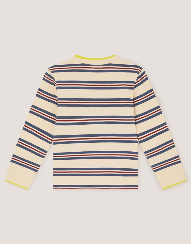 Athletic Stripe Long Sleeve Top, Multi (MULTI), large