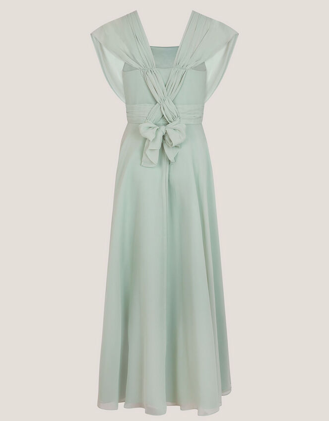 Maddison Multiway Chiffon Dress, Green (SAGE), large
