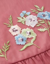 Kristi Embroidered Tulle Top, Pink (DUSKY PINK), large