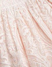 Soft Embroidered Lace Dress, Pink (PALE PINK), large