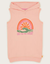 Live for the Moment Sleeveless Jumper, Orange (ORANGE), large