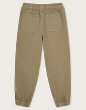 Pull-On Cuffed Trousers, Natural (STONE), large
