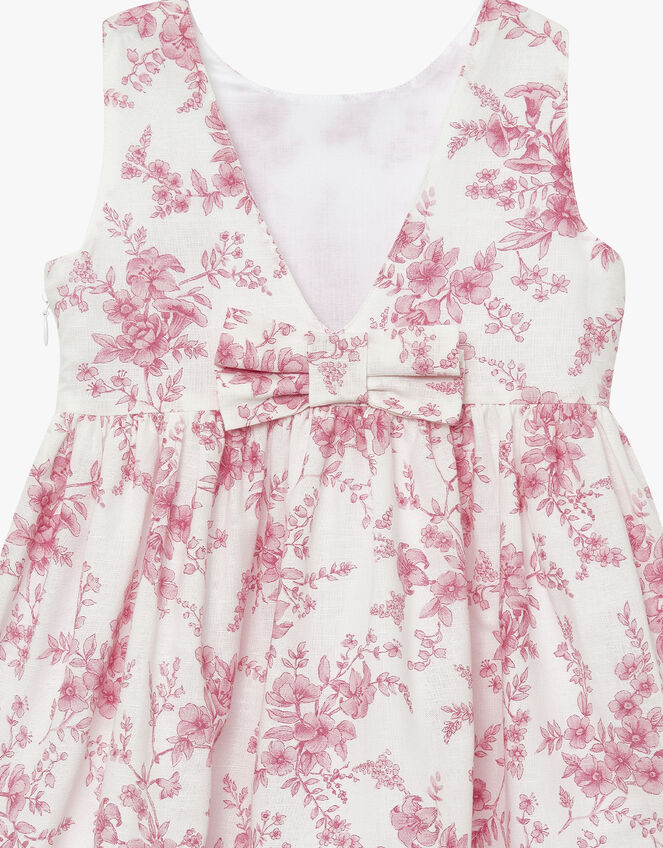 Trotters Maeva Big Bow Dress, Pink (PINK), large