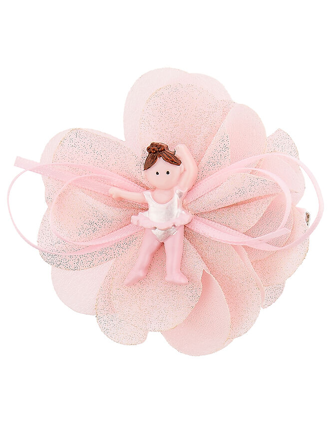 Ruffle Ballerina Hair Clip, , large