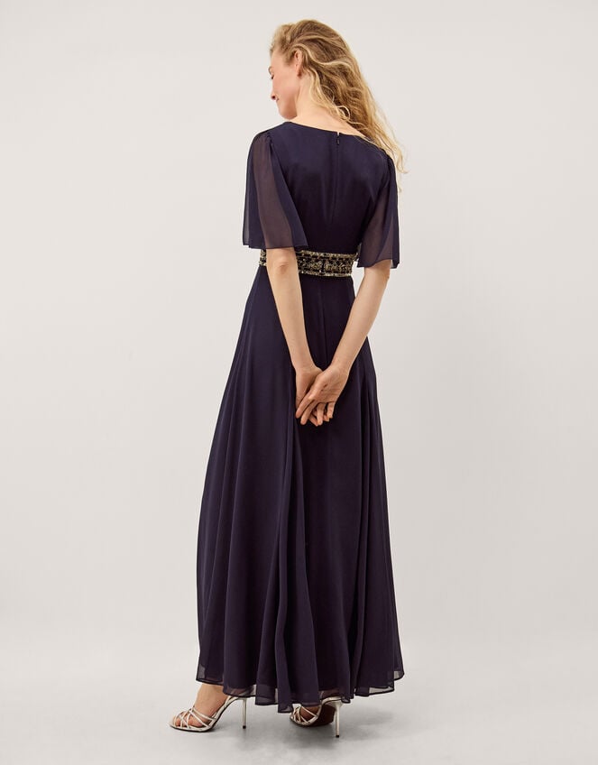Sienna Embellished Maxi Dress, Blue (NAVY), large
