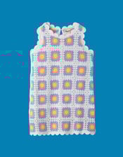 Hatley Buttercup Crochet Vest, Blue (BLUE), large
