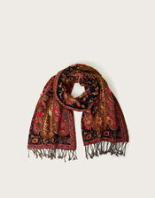 Jade Large Paisley Scarf, , large