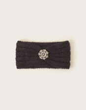 Embellished Knit Headband, , large