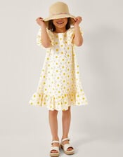 Zaria Daisy Lace Swing Dress, Ivory (IVORY), large