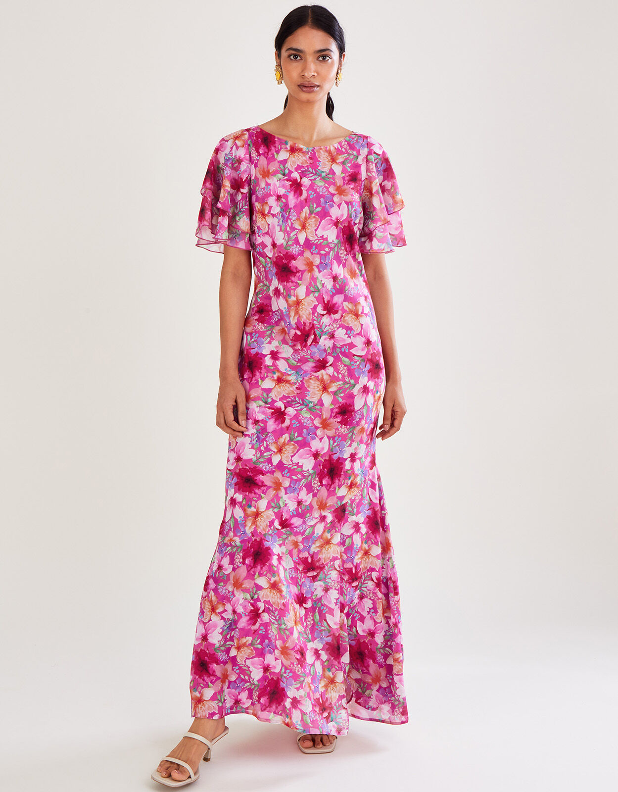 Maxi dress deals pink floral