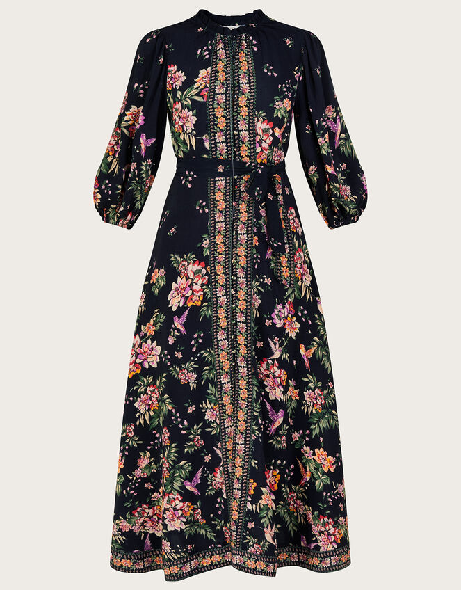 Pruella Shirt Dress in Sustainable Viscose, Black (BLACK), large