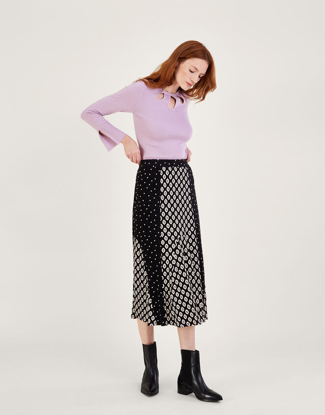 Geometric Print Midi Skirt main image 0