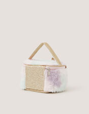 Fluffy Unicorn Make Up Bag, , large